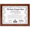 Sudberry House Mahogany Picture Frame Box 8.25"X6.25"X2.75"-Design Area 5"X7"